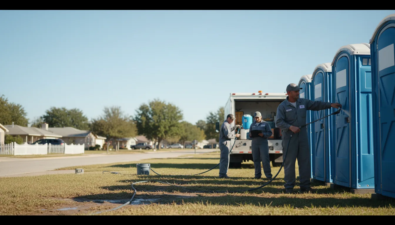 Long-Term Portable Toilet Rental in Leonidas, MI near me